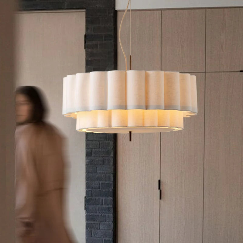 Wabi-Sabi Fabric Ceiling Chandelier