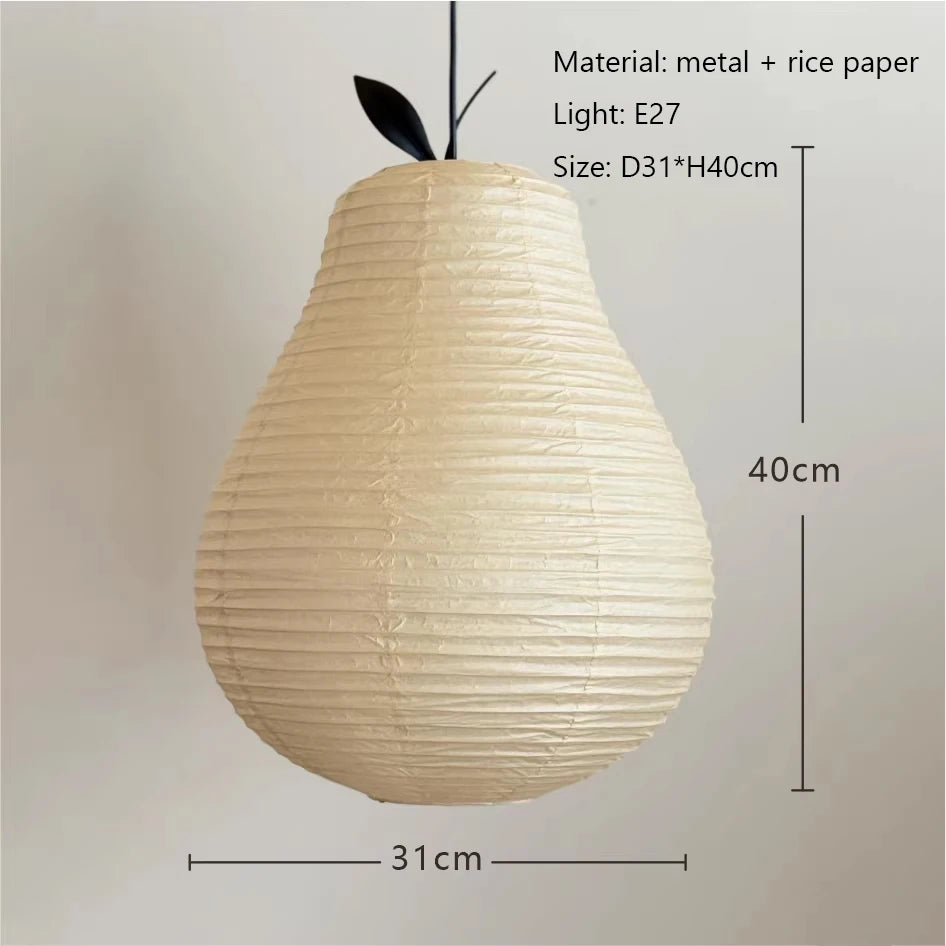 Nordic Rice Paper Pendant Light