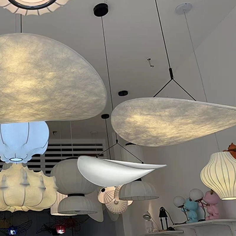 Nordic Silk Wabi-Sabi Pendant Light