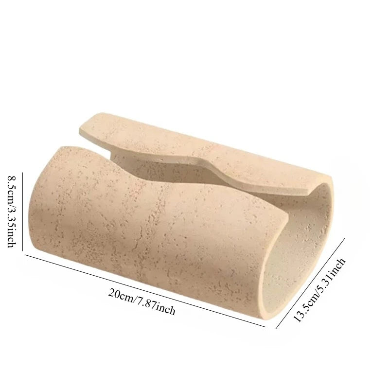 Nordic Resin Tissue Box Decor