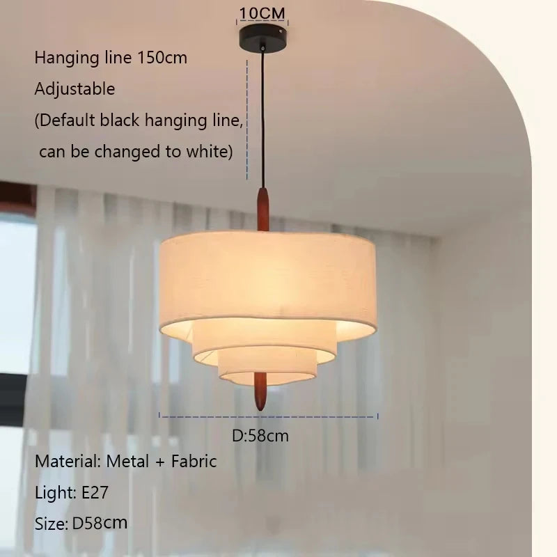 Minimalist Wabi-Sabi Pendant Lamp