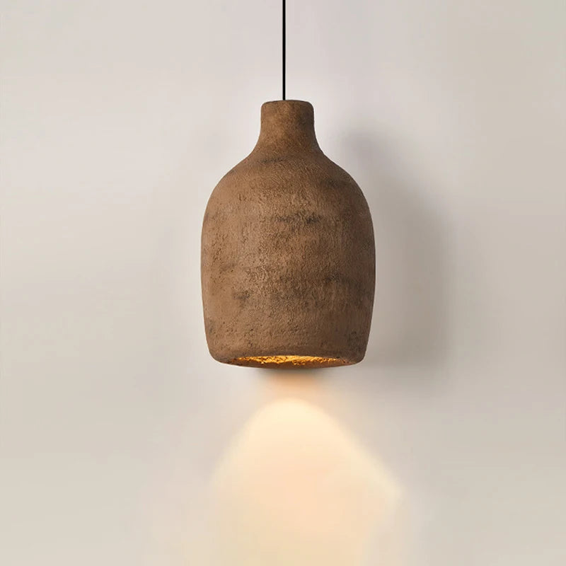 Nordic Wabi-Sabi Resin Pendant Light