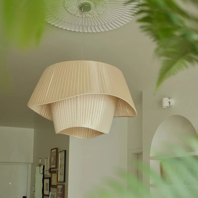 Cream Wabi Sabi Pendant Lamp