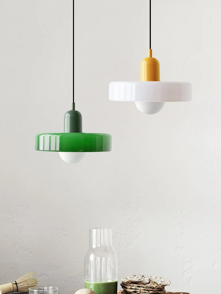 Nordic Retro Glass Pendant Light