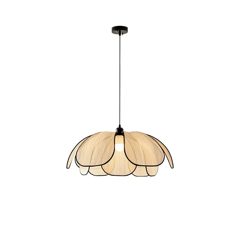 Nordic Petal Wabi-Sabi Pendant Light