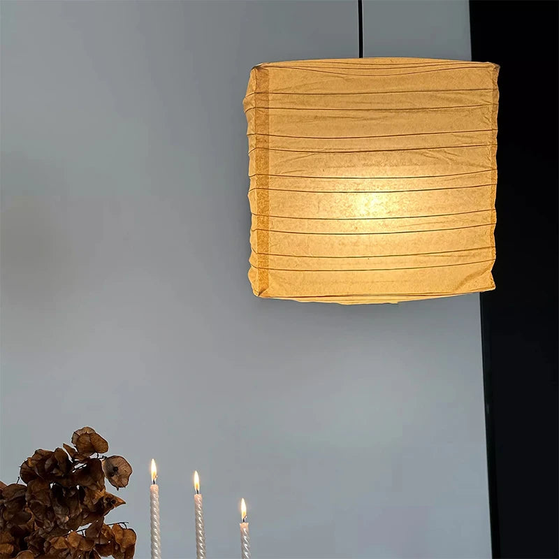 Calm Nordic Rice Paper Pendant Light