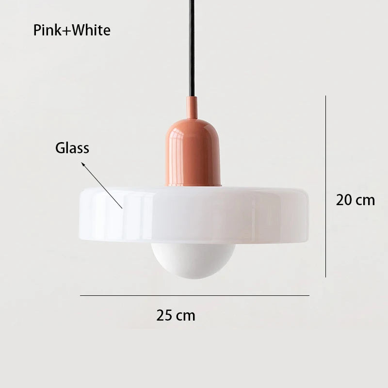 Nordic Retro Glass Pendant Light