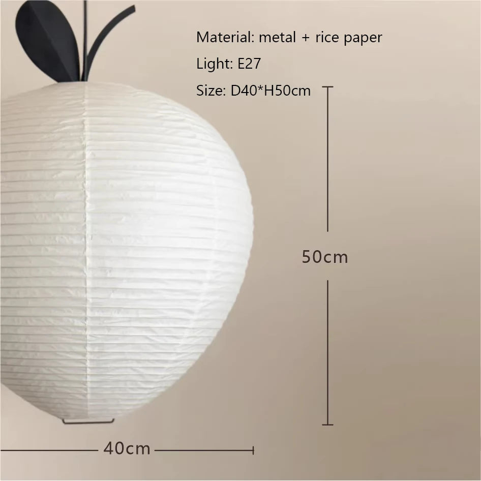 Nordic Rice Paper Pendant Light