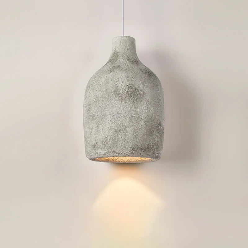 Nordic Wabi-Sabi Resin Pendant Light