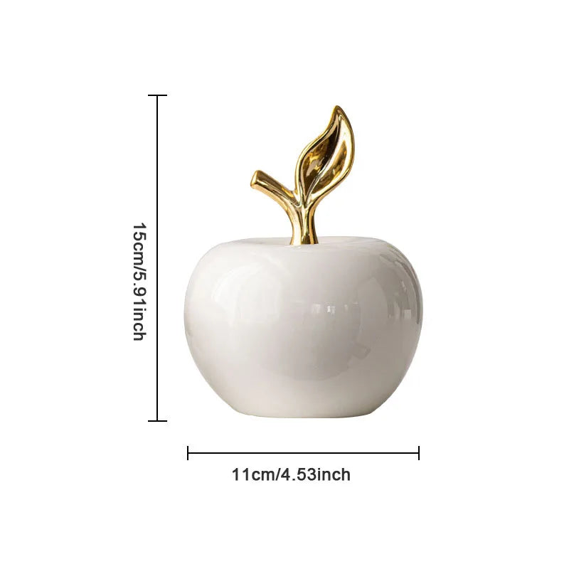 Nordic Apple Ceramic Decor
