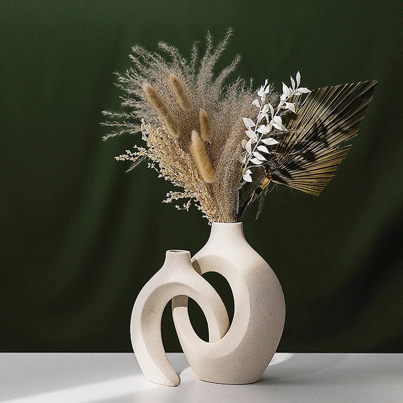 Scandinavian Hollow Vase Set