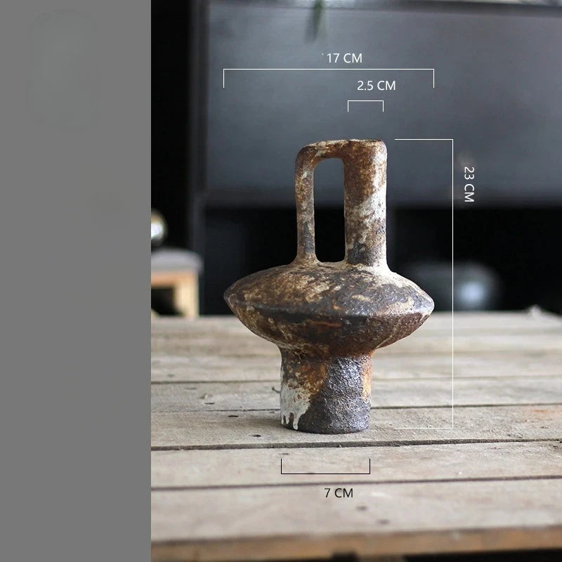 Retro Rustic Ceramic Vase