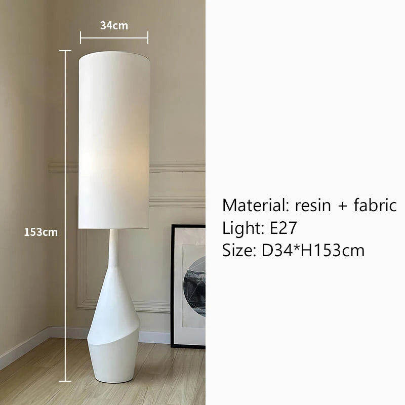 Nordic Cream Wabi-Sabi Floor Lamp