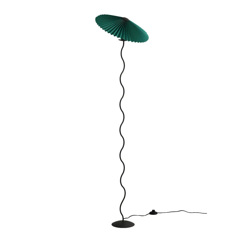 Nordic Pleated Fabric Floor Lamp