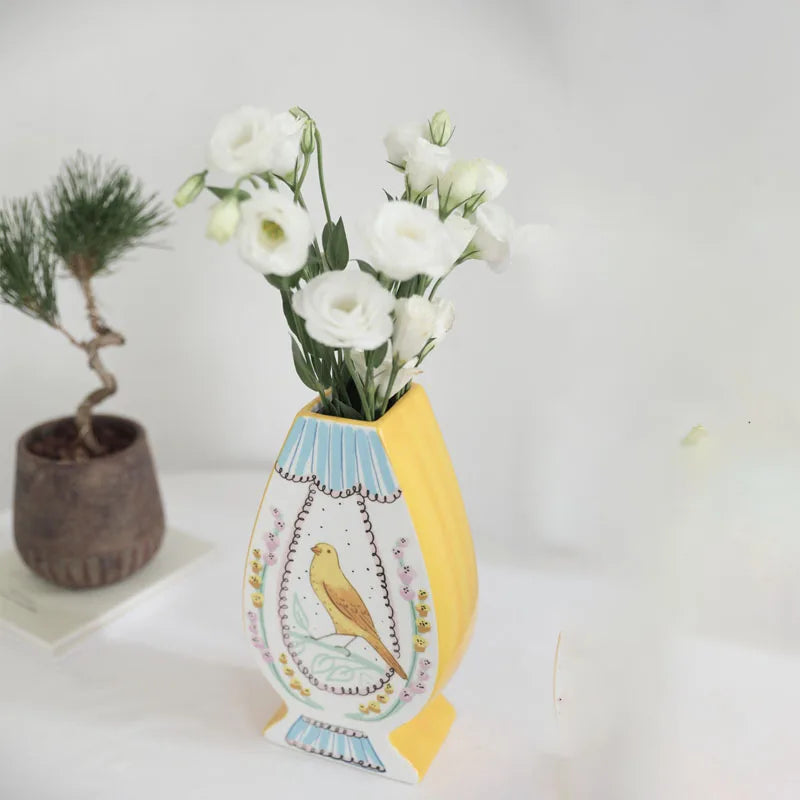 Double-Sided Ceramic Vase