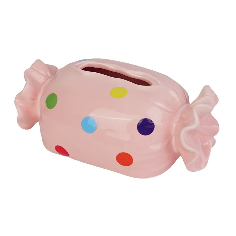 Candy Ceramic Tissue Box