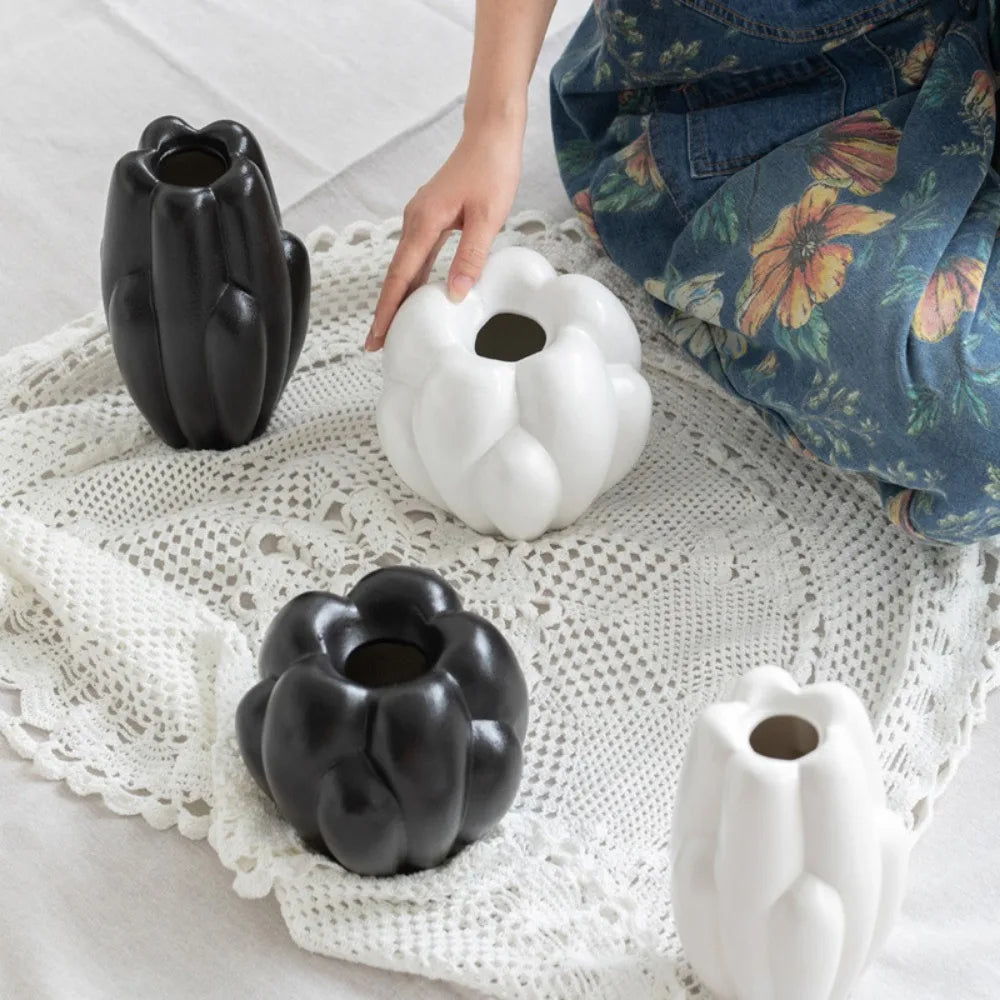 Nordic Bubble Ceramic Vase