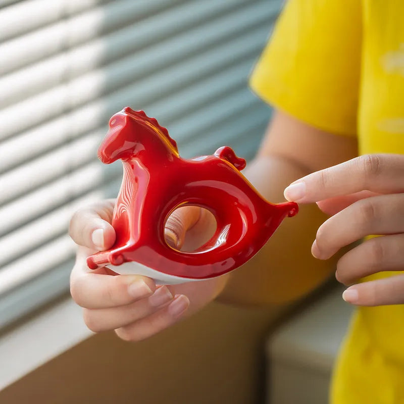 Ceramic Rocking Horse Ornament
