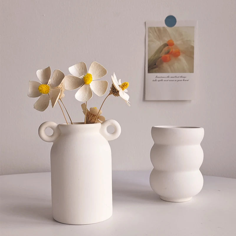 Artisan Fired Ceramic Vase