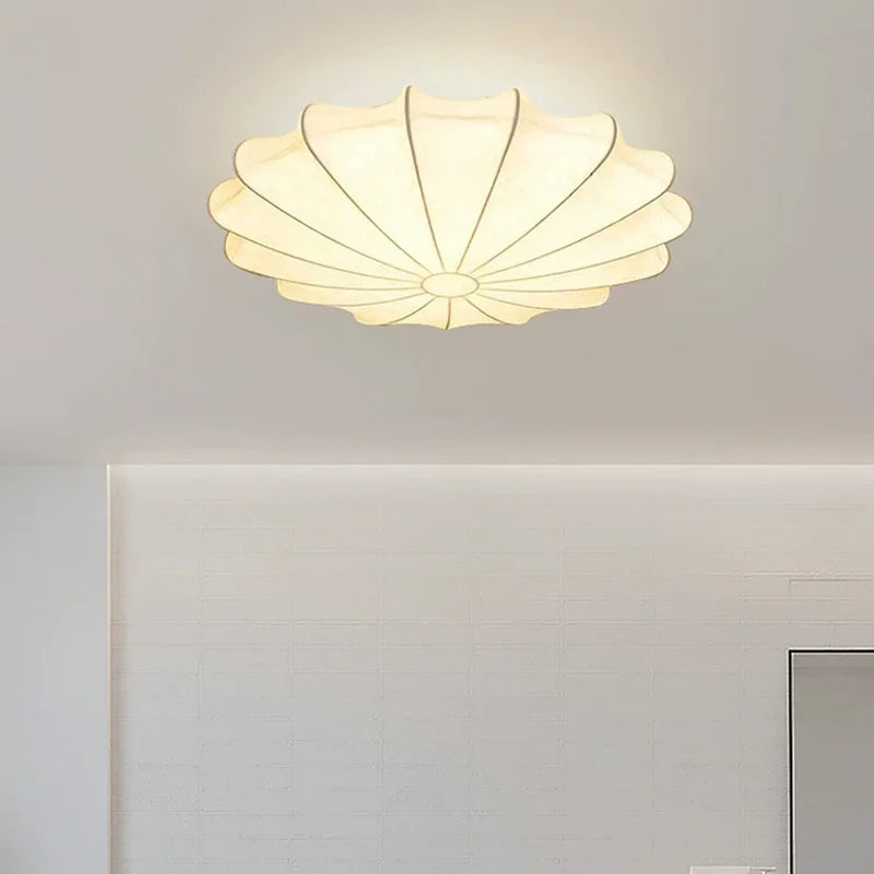 Nordic Silk Wabi-Sabi Ceiling Lamp