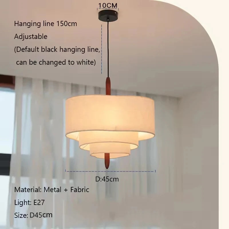 Minimalist Wabi-Sabi Pendant Lamp