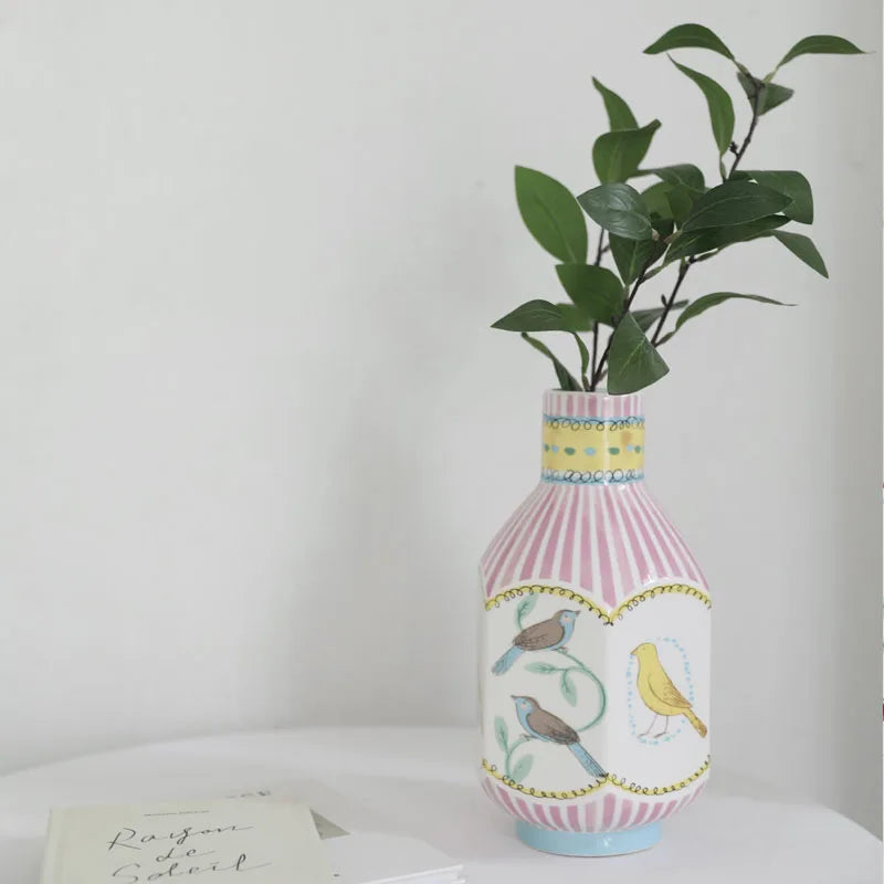 Double-Sided Ceramic Vase
