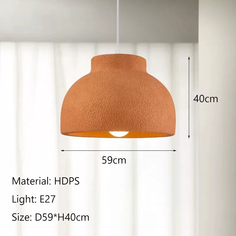 Nordic Bowl Wabi-Sabi Pendant Light