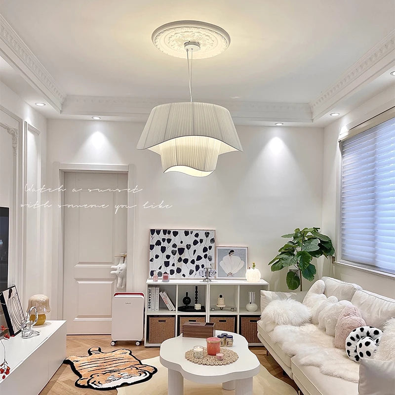 Cream Wabi Sabi Pendant Lamp