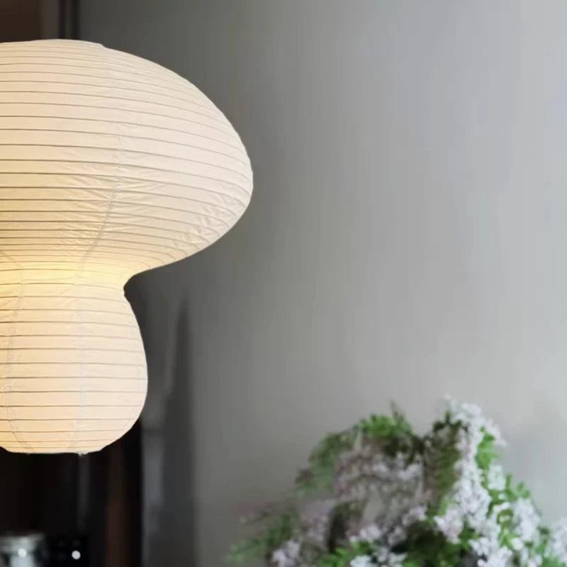Japanese Mushroom Rice Paper Lamp