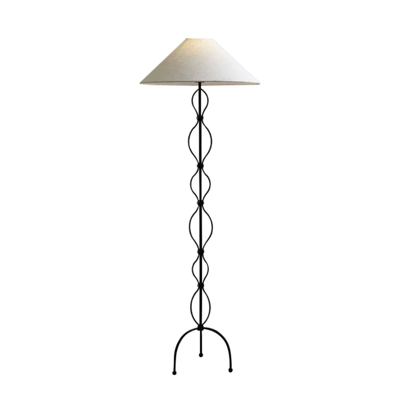 Nordic Vintage Fabric Floor Lamp