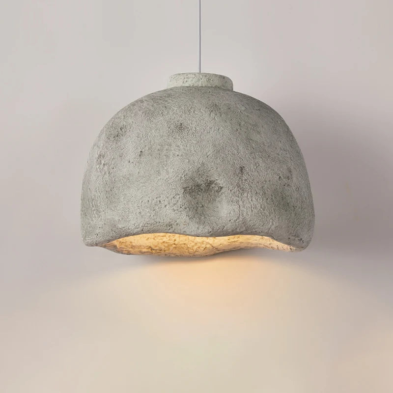 Nordic Wabi-Sabi Resin Pendant Light