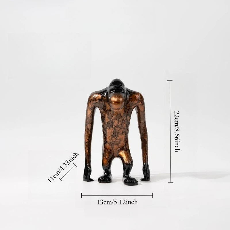 Creative Gorilla Resin Ornament