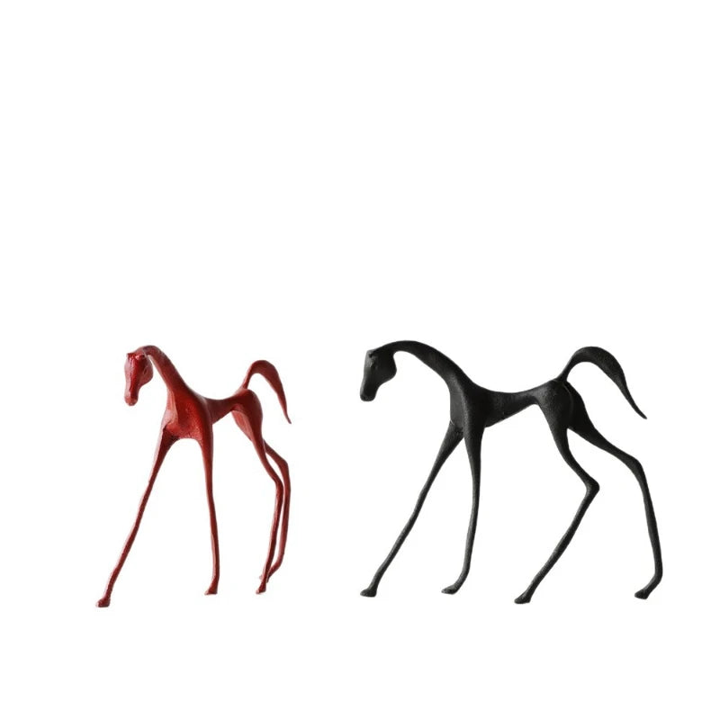 Nordic Geometric Horse Ornament