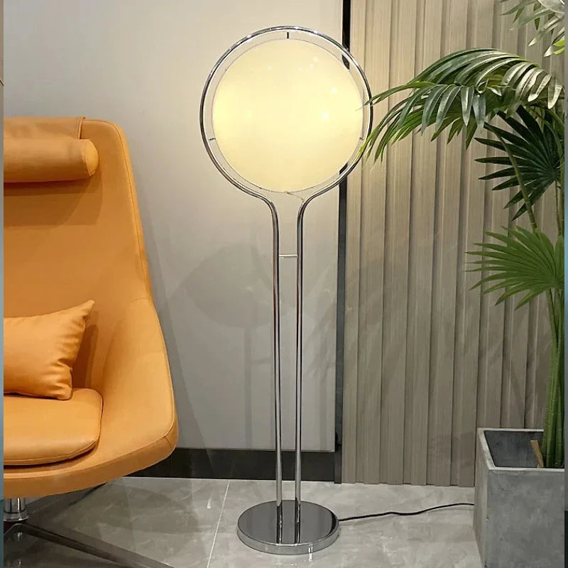 Modern Chrome Ball Floor Lamp