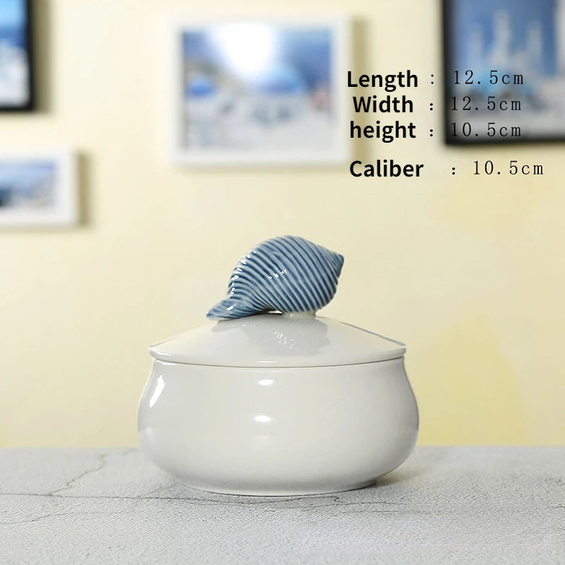 Mediterranean Ceramic Storage Jar
