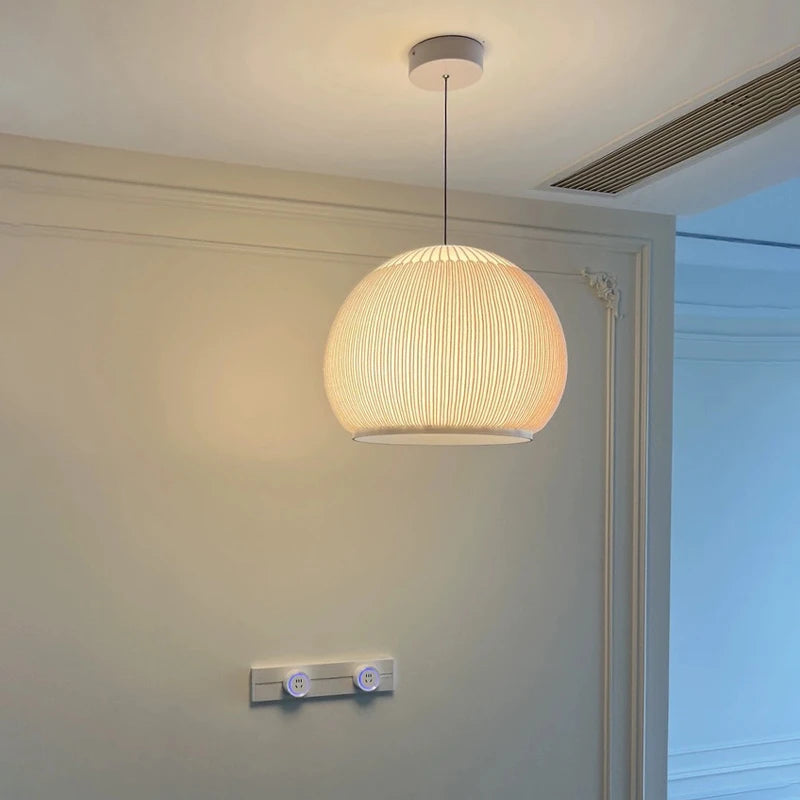 Nordic Woven Fabric Pendant Light