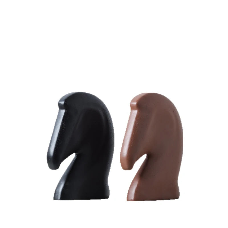 Abstract Horse Head Sculpture