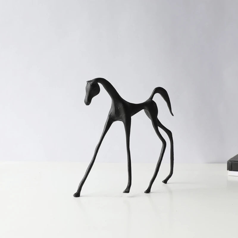 Nordic Geometric Horse Ornament
