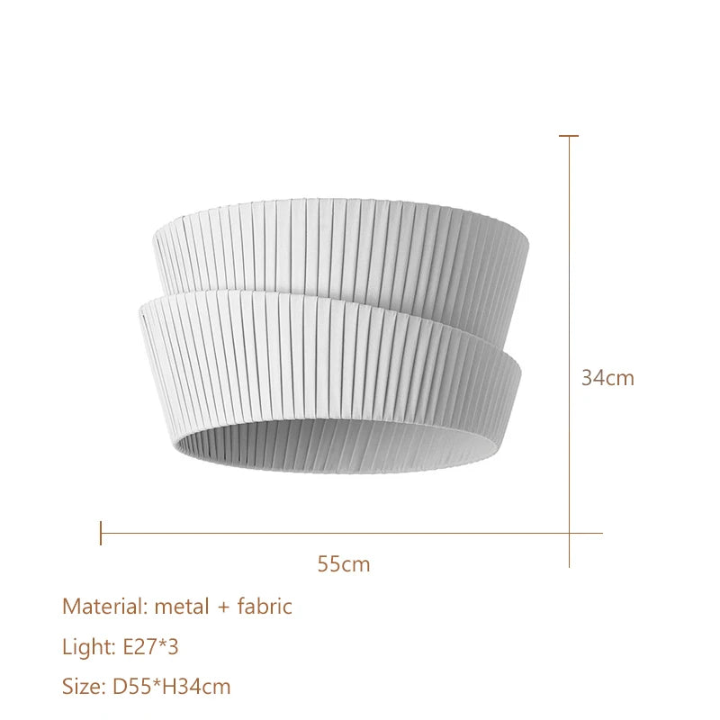 Nordic Cream Wabi-Sabi Ceiling Light