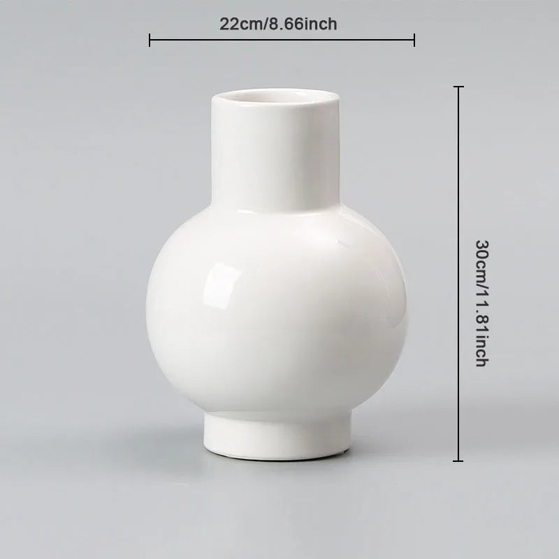 Colorful Glazed Belly Vase