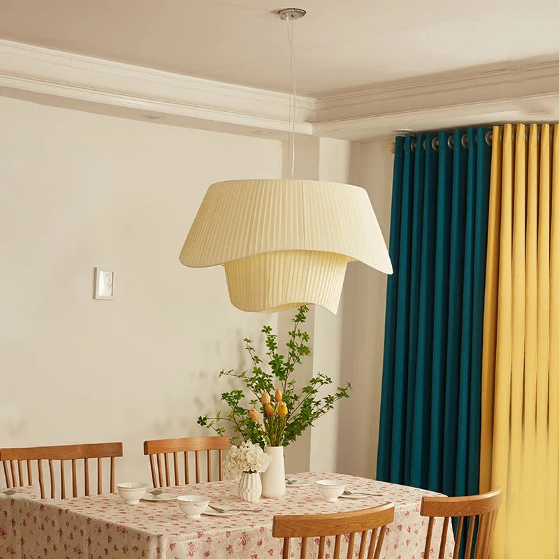 Cream Wabi Sabi Pendant Lamp