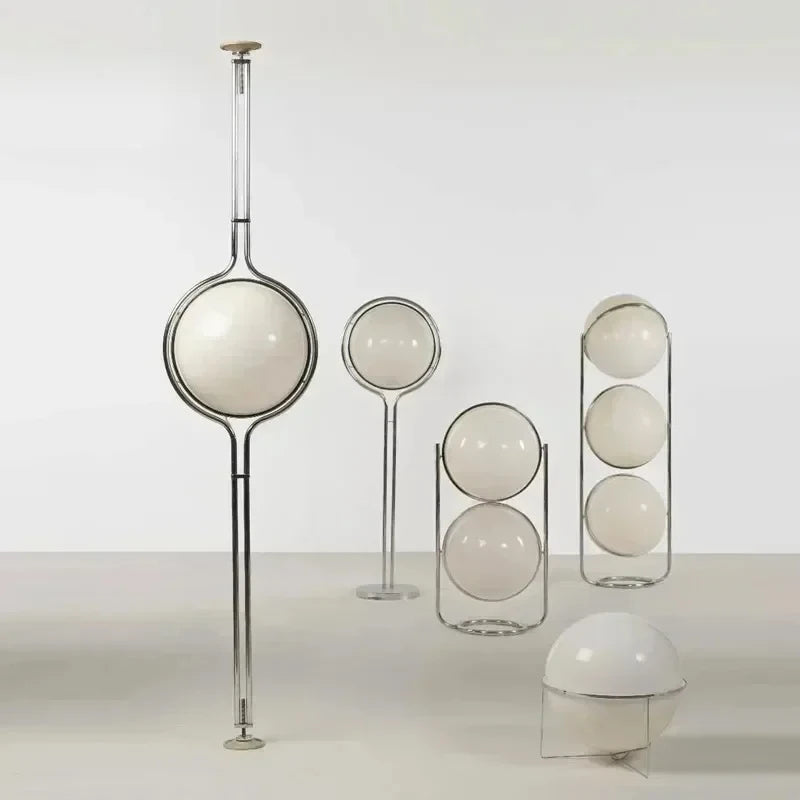 Modern Chrome Ball Floor Lamp