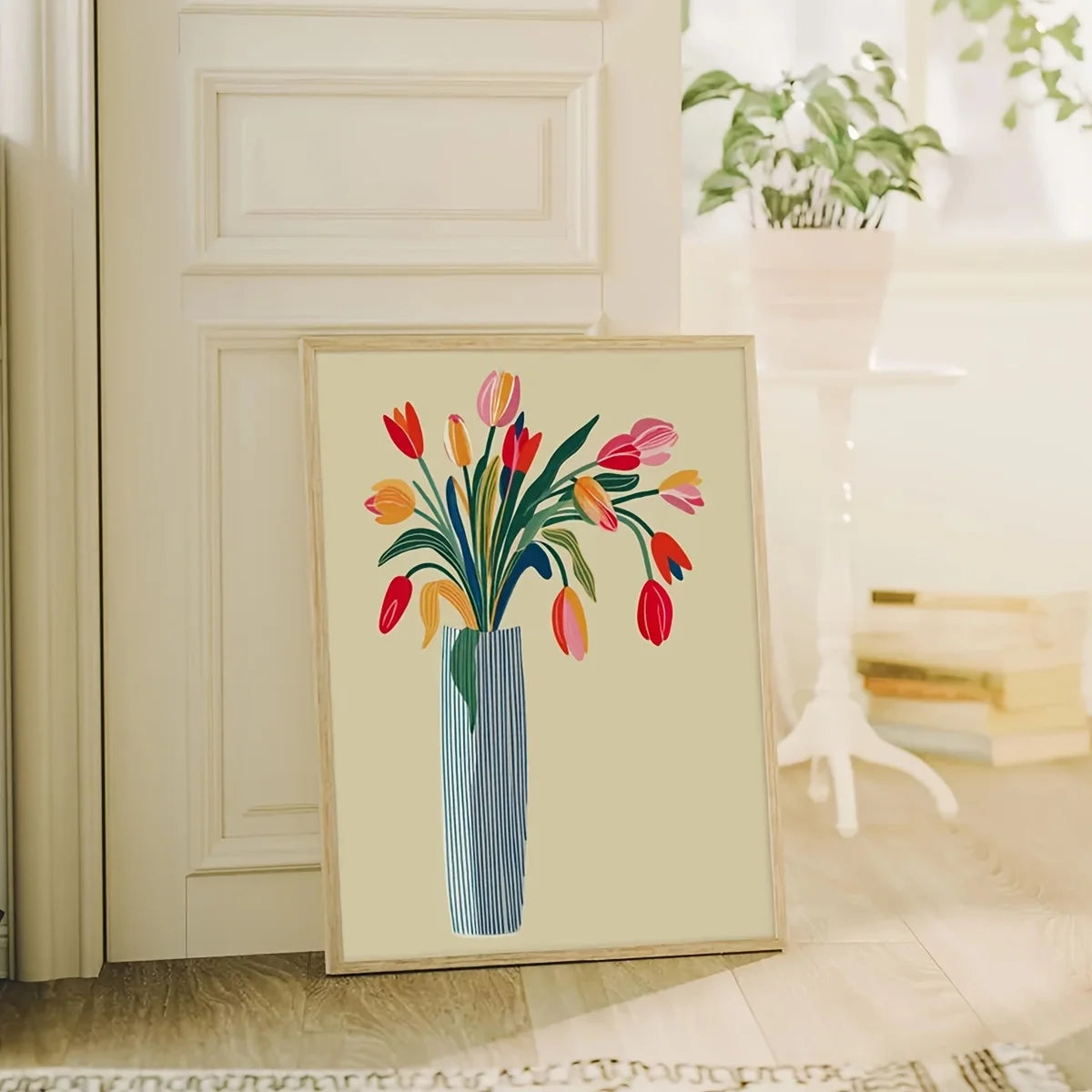 Colorful Tulip Canvas Set