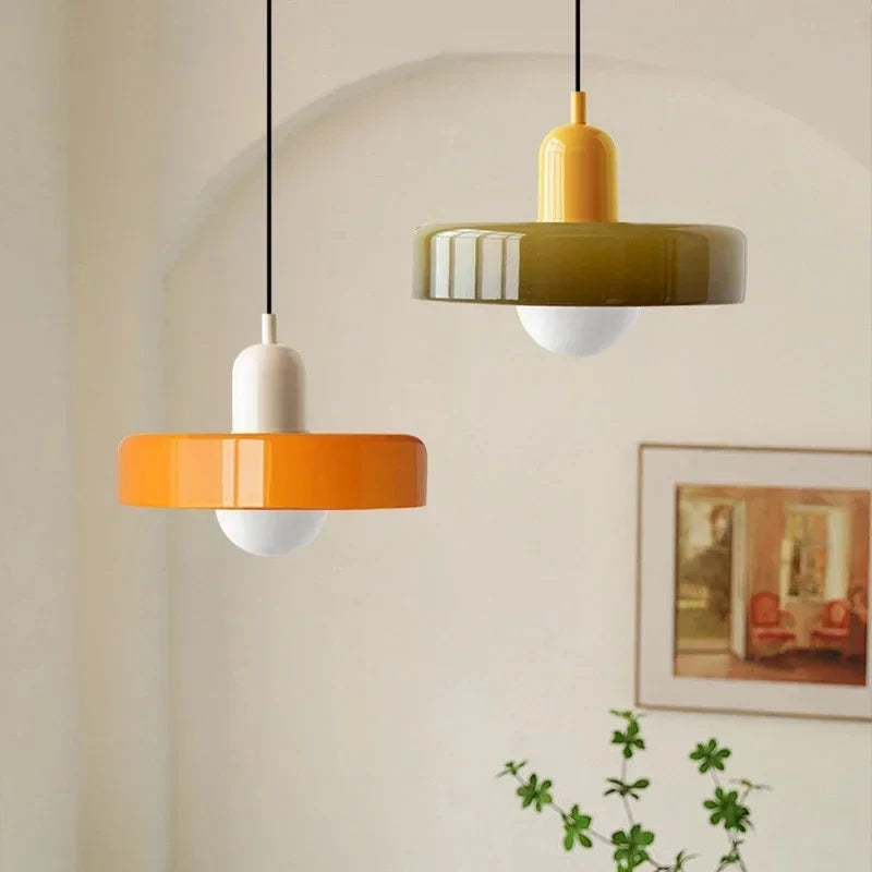 Nordic Retro Glass Pendant Light