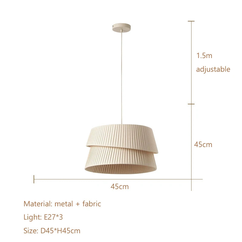 Nordic Cream Wabi-Sabi Ceiling Light