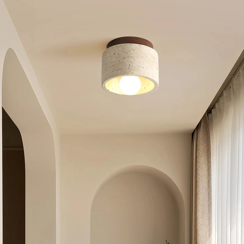 Nordic Travertine Ceiling Light