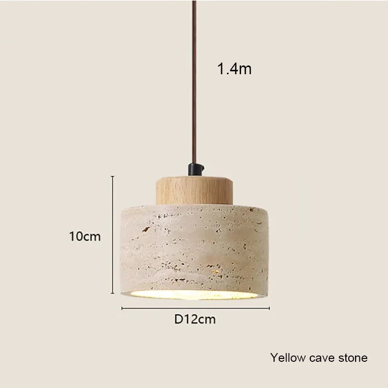 Japanese Stone Pendant Light