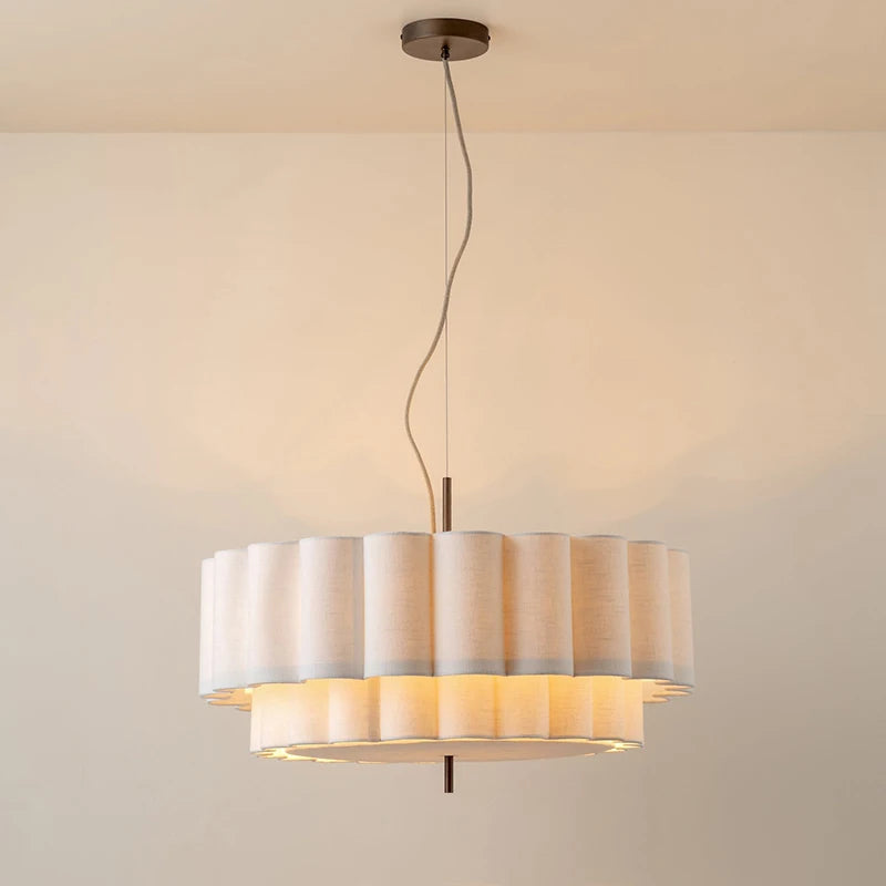 Wabi-Sabi Fabric Ceiling Chandelier