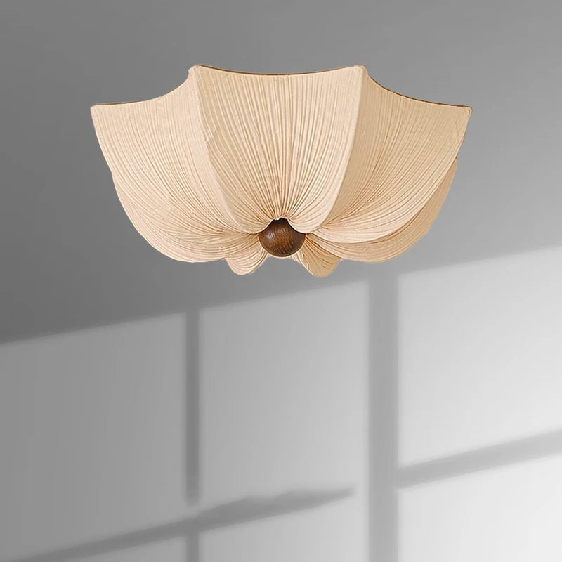 Nordic Wabi-Sabi Fabric Ceiling Light
