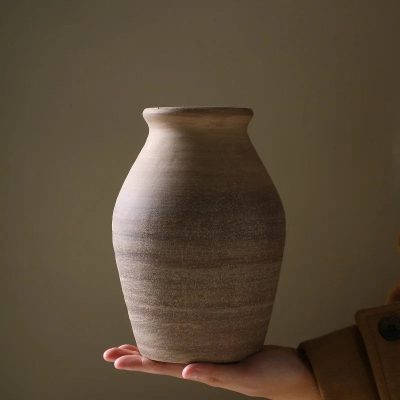 Retro Clay Ceramic Vase